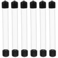 thumbnail image 1 of KAKOWELY tube Rond avec Couvercle 6 Pcs Tubes de Rangement Transparents Tubes de Rangement en Plastique Tubes de Rangement Ronds Tubes de Rangement Portables avec Couvercles 4.8"X0.59"X0.59 Pouces, 1 of 5