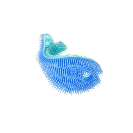 UPC: 0852865007027 | Innobaby Bathin Smart Silicone Fish Antimicrobial Bath Scrub Periwinkle/Aqua