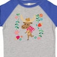 thumbnail image 4 of Inktastic Woodland Moose Spring Flowers Girls Toddler T-Shirt, 4 of 5