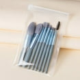 thumbnail image 1 of Fiudx Mini Brochas de Maquillaje, Set de Viaje de 8 Piezas con Brochas para Difuminar y Cejas, Cerdas Sintéticas Suaves para Todo Tipo de Piel, Elegante Bolsa de Almacenamiento Incluida, Ideal para U, 1 of 6