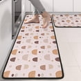 thumbnail image 2 of Kitchen Rugs Sets Of 2,Pink Boho Bohemia Rainbow Shapes Dots Pattern Anti Fatigue Kitchen Mat Rugs Non Slip Washable,Decorative Kitchen Floor Mats for Kitchen,Sink,Laundry,17"x47"+17"x47", 2 of 5