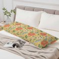 thumbnail image 6 of Yellow Flowers Body Pillow Cover 20 x 54 Inch Decorative Pillow Cover Farmhouse Retro Luxury Flowers Plants Lumbar Pillowcase Seasonal Rectangle Cushion Case for Couch Sofa Bed Living Room, 6 of 9