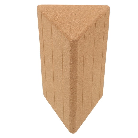 unbranded  Triangular Bricks Gymnastics Bar with Mat Fitness Light Brown