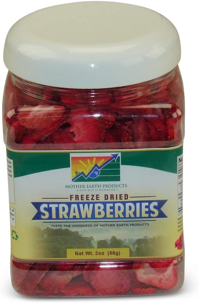 Mother Earth Products Freeze Dried Strawberries, 2 Oz