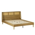 thumbnail image 5 of Better Homes & Gardens Springwood Caning King Platform Bed With Headboard, Light Honey Finish, 5 of 7