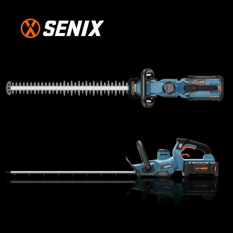Senix, Cordless Hedge Trimmer, HTX6-M1, 26-inch, 60V Max - Walmart.com