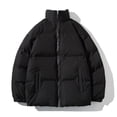 thumbnail image 2 of Chaqueta de invierno para hombre, Parkas gruesas, abrigo cálido para hombre, cuello levantado, Color sólido, Parka informal, moda para mujer, nueva ropa de calle 5XL Tan Jianjun unisex, 2 of 2