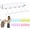 5 Line 12.3ft, variant on Retractable Multi-line Clothesline Dryer, Retractable Clothesline Outdoor Indoor, 4 Line 10.5Ft Wall‑Mounted Clothes Line Slim Space‑Saving Laundry Rack for Bathroom, Balcony Laundry ,4 Line 10.5Ft