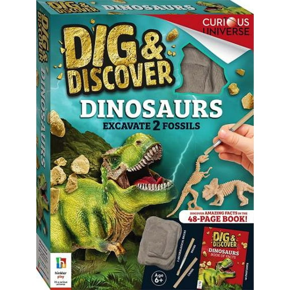 Dig & Discover Dinosaurs Kit Hinkler Pty Ltd (Mixed Media Product)