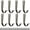 Gray, variant on 20PCS Heavy Duty Metal Coat Hooks for Wall, Single Prong Hanging Hooks with 40 Screws for Towels, Backpacks, Hats & Dog Leashes(Gray)