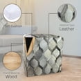 thumbnail image 5 of Canvello Luxury Ottoman Footstool, Ottoman footrest Square, Genuine Leather Ottoman, Leather Ottoman Bench, Leather Ottoman Brown, Leather Ottoman footrest (Regular Pentagons), 5 of 9