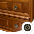 thumbnail image 6 of Uxcell 6-Pack Oil Rubbed Bronze Cabinet Knobs, 1-2/5" Round Rustic Zinc Alloy Bronze Knobs Handles [Bronze], 6 of 6