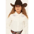 thumbnail image 2 of Shyanne Girls' Embroidered Long Sleeve Pearl Snap Stretch Western Fringe Shirt - SGFA23W6 X-  US, 2 of 4