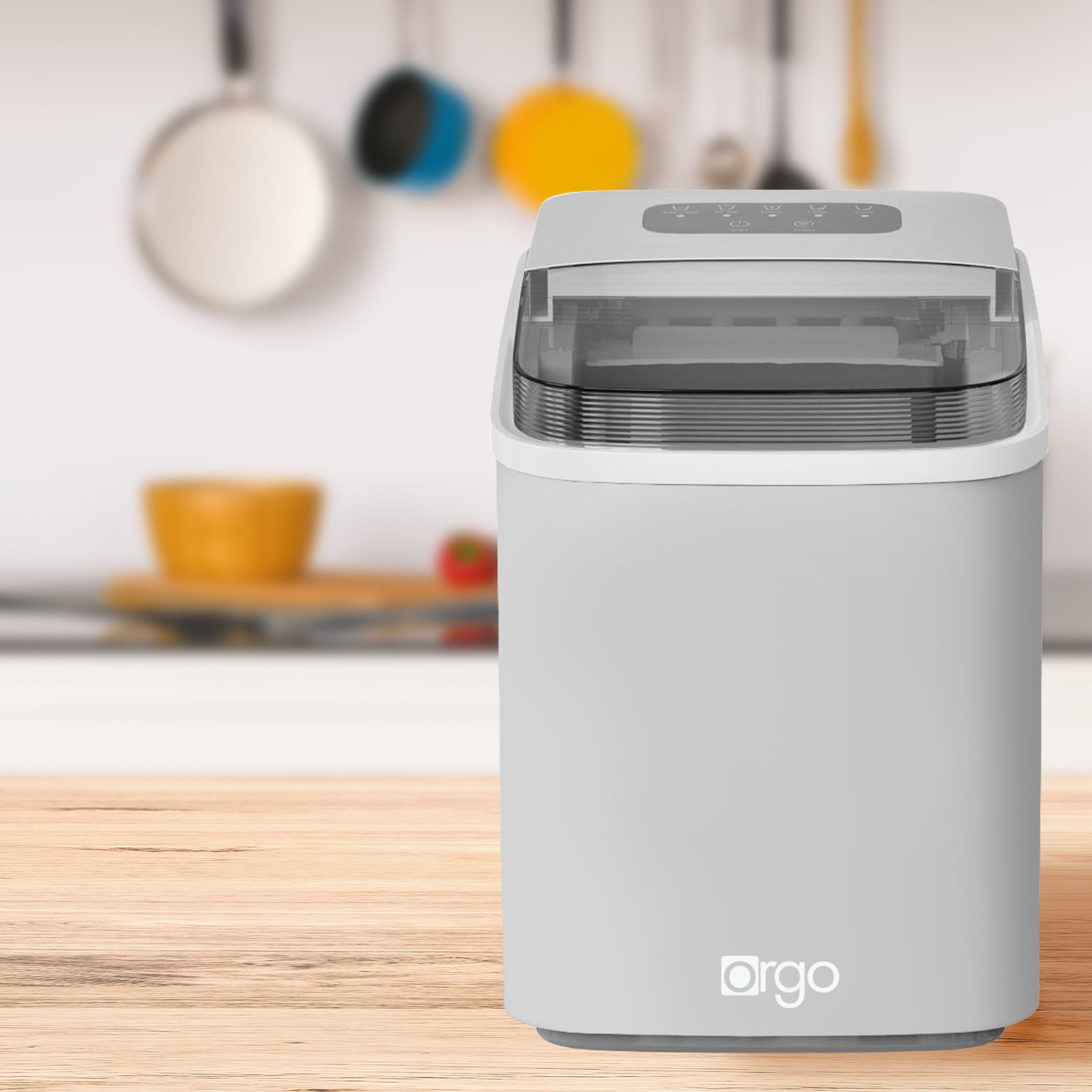 Orgo Products The Sierra Countertop Ice Maker, Bullet Shaped Ice Type, Charcoal