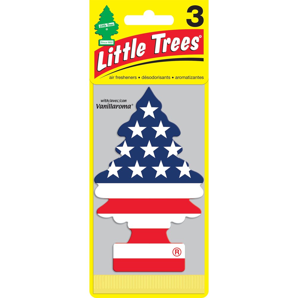 Little Trees Air Freshener America Fragrance 3Pack