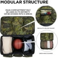 thumbnail image 6 of LuckySunDecorQZ 55L luggage bag with compartments and straps, suitable for men, large-sized sports and fitness luggage bag, suitable for weekend travel and camping(Camo Green), 6 of 15