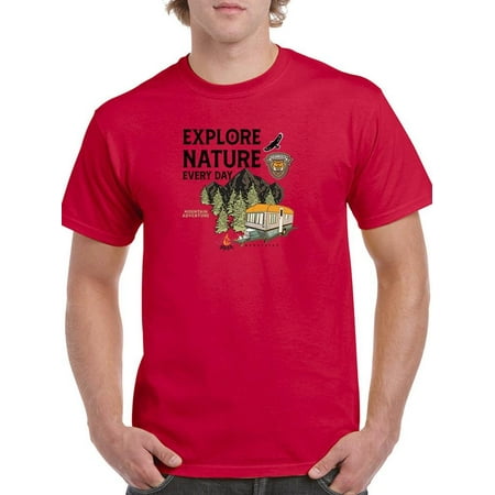 Explore Nature Every Day T-Shirt Men -Image by Shutterstock Male XX-Large