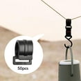 thumbnail image 6 of colaxi 50Pcs Tent Pole Clips Sturdy Tents Hanging Clip for Securing Car Roof Marine 25mm, 6 of 9