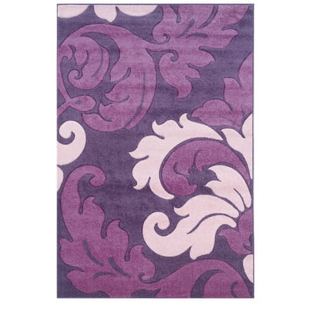 Linon Corfu Collection Floral Contemporary Area Rug The Corfu Collection  created in Turkey  is power loomed from 100 percent Heat Set Frieze Yarn with hand-carved details. The perfect addition to any contemporary or modern designed homes or any kids room. Corfu comes in a variety of sizes perfect for any area.