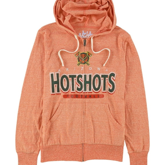 Touch Womens Arizona Hotshots Hoodie Sweatshirt, Orange, Large
