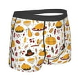 thumbnail image 4 of Uemuo Thanksgiving Pattern Men's Boxer Briefs,Trunk Anti-Chafing,Comfortable, Durable, and Stylish Underwear-Small, 4 of 9
