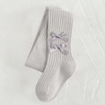 thumbnail image 5 of Bovxnpu Girls Leggings Kids Girls Knit Cotton Bow Tights Dance Leggings Bottoms, 5 of 8