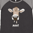 thumbnail image 4 of Inktastic Moo Cute Brown Holstein Cow Women's Plus Size T-Shirt, 4 of 5