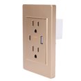 thumbnail image 1 of Toma De Pared Con Puerto USB Y Tipo C Tomacorriente De Pared Eléctrico Ignífugo Para PC De 15 A Para El Hogar, Oficina, Sala De Estar Y Dormitorio, 1 of 7
