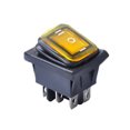 thumbnail image 1 of Nsxcdh Rocker Switch 3 Position LED 6 Pin Car Rocker-OFF- DPDT 15A 12VAC, 1 of 1