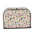 thumbnail image 2 of Kdxio Butterfly Flowers Print Toaster Cover Bread Machine Cover Fits for Most Standard 2 Slice Toasters,Keep Toaster Free From Dust And Fingerprint Oven Dustproof Cover, 2 of 7