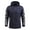 Dark Blue, variant on WREESH Fashion Jacket Men'S Casual Color Blocked Pocket Detachable Hooded Sports Long Sleeved Jacket Black