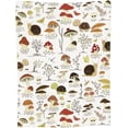 thumbnail image 6 of Mushroom Throw Blanket, Cute Retro Soft Warm Bed Bedding Blankets for Couch Bedroom Sofa Office, All Season Cozy Flannel Plush Blanket Girls Boys Gifts for Kids Teens Adults, 60"X50", 6 of 6