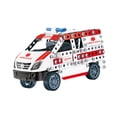 thumbnail image 3 of Conjunto de juguetes de construcción de automóviles perfecl ambulancia, 3 of 8