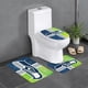 thumbnail image 1 of Juego de 3 alfombras de baño del equipo Seahawks, alfombra antideslizante para baño, 31,5 x 20 pulgadas, 1 of 5