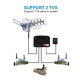thumbnail image 3 of Yeceny - Antena de TV para exteriores, antena de TV HD amplificada digital y cable coaxial RG6 de 60, 3 of 6