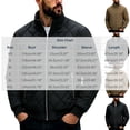 thumbnail image 3 of Hulanddfd Mens Jacket Quilted Diamond Zip Up Coat, Stand Collar Bomber Outerwear with Zipper Pockets, Casual Winter Top, 3 of 9