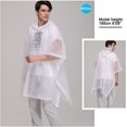 thumbnail image 3 of 2 ponchos de lluvia, ponchos reutilizables de EVA, unisex para adultos, para acampar, viajar, actividades al aire libre, talla única, 3 of 4
