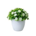 thumbnail image 2 of Sentmoon Savings Artificial Bonsai Tree Lifelike Simulation Flower Arrangement Silk Greenery Decor Wedding Centerpiece Alternative Permanent Home Living Room Accent Piece Christmas Gift, 2 of 6