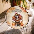 thumbnail image 3 of Happy Thanksgiving Boxer Turkey Costume Pumpkins Autumn Leaves Stained Glass Suncatcher Boxers Dog Lover Gifts Idea Window Hanging Sign Decor - 130144, 3 of 5