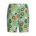 thumbnail image 5 of Easygdp Christmas Donuts Men's Short Pajama Pants, Sleep Shorts, Household Pants, Casual Pants with Pockets - 3X-Large, 5 of 9