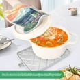 thumbnail image 3 of Yayeee Pot Holders Kitchen Heat Resistant with Pocket 7"x9.8" Cotton Oven Cooking Hot Pads, Floral Mountain, 3 of 7