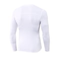 thumbnail image 4 of Gunia Mens Workout Gym Shirts Men Tight Fitting Fitness Sports Training Long Sleeved T Shirt Tees For Running Athletic Sport Tops Men'S T Shirts White L, 4 of 4