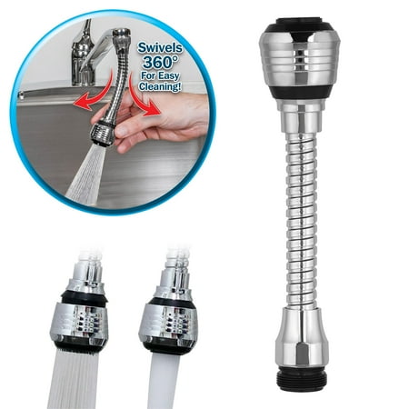 Tsv 360 Degree Rotate Faucet Extender Universal Flexible Swivel