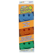 Scrub Daddy Colors FlexTexture Sponge, Scratch Free, 3ct