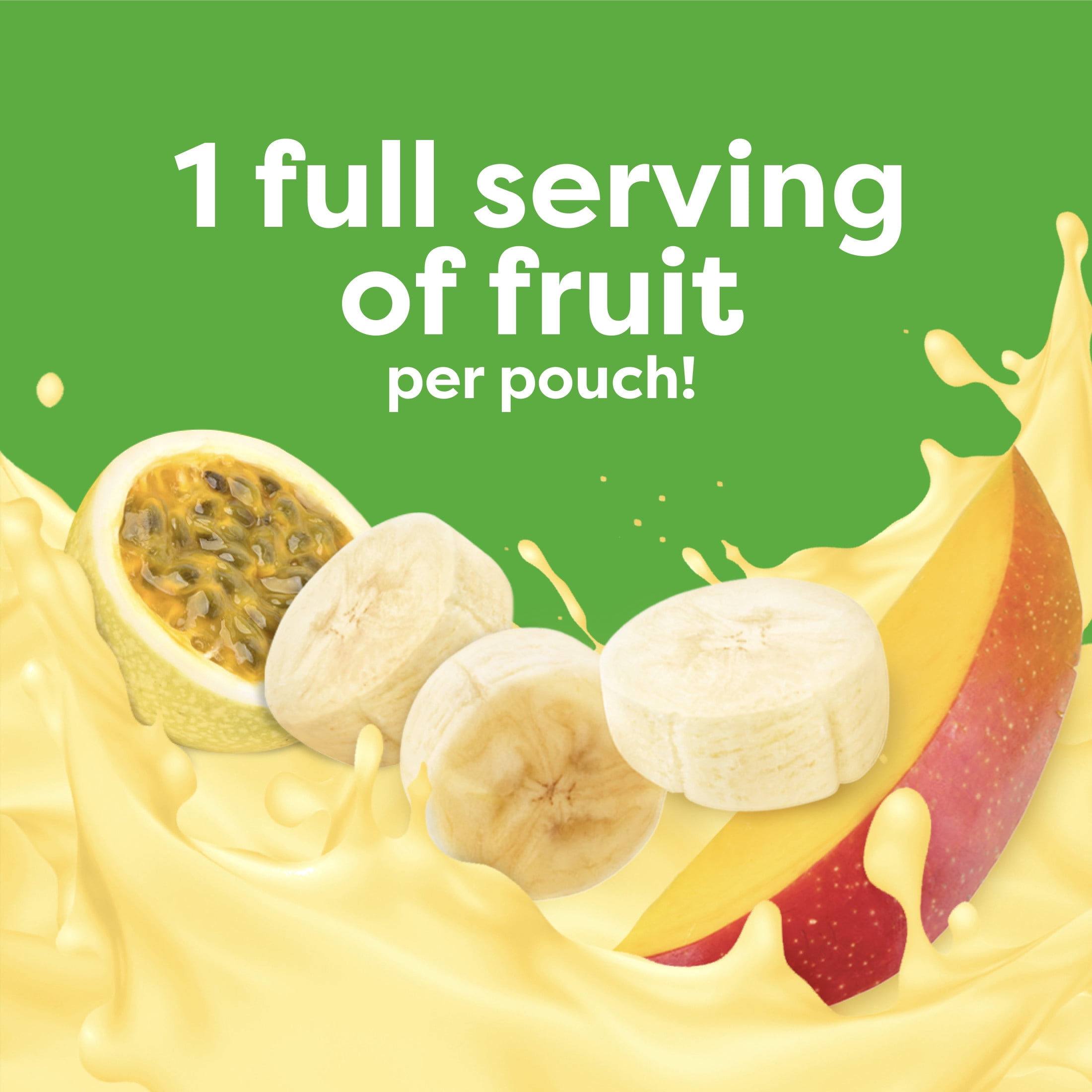(12 pack) Beech-Nut Smoothie + Prebiotics for Toddlers, Banana Mango Psn Fruit & Yogurt, 3.5oz Pouch