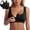 A_ Black Bras, variant on 4 Pieces Women Front Snap Closure Comfort Bra, Mesh Back Panel, Non‑Underwire, Adjustable Shoulder Straps for Posture Support and Everyday Loungewear White XL