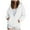 White, variant on enyan Women's 2025 Zip Up Hoodies Casual Long Sleeve Sweatshirts Fall Spring Track Jackets with Pockets Womens Hoodies White,XXL