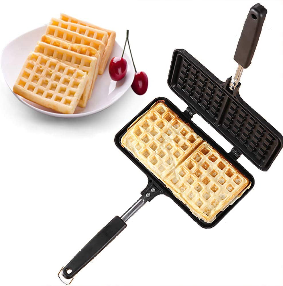Waffle Bakeware Commercial Home Waffle Maker Double Pan Nonstick Waffle Molud