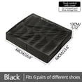 thumbnail image 2 of Isvgxsz Clearance Shoe Storage Organizer Under Bed, Extra Large Shoe Container with Clear Cover, Breathable Fabric Underbed Storage Solution for Sneakers, Slippers, Closet, 2 of 3