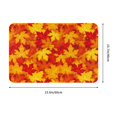 thumbnail image 3 of Fotbe Extra Durable Door Mat - Dirt Trapping Outdoor Welcome Mats - Non-Slip Outdoor Door Mats - Low Profile Front Door Mat - Indoor (16" x 24", Vintage maple leaves autumn ), 3 of 8